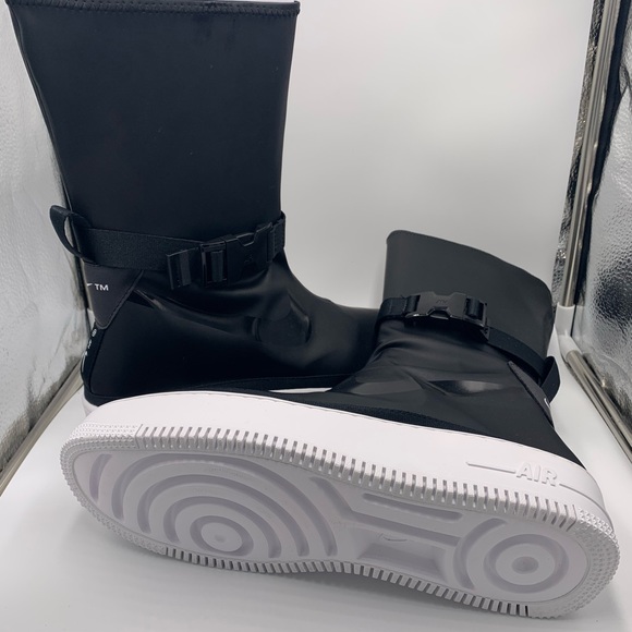 Nike W AF1 Sage Hi "Black/Black-White" - Picture 4 of 8